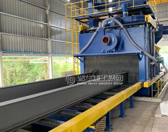 ODM Factory Price Q69 Series H Beam Steel Profiles Shot Blasting Machine Made in China