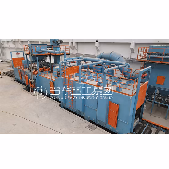 Machine de grenaillage de profils en acier de poutre en H de série Q69 de prix d'usine d'ODM fabriquée en Chine
